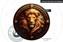 Zodiac signs Clipart Set, Astrology, horoscope sublimation Product Image 9