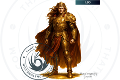Warriors Zodiac Clipart Set, Astrology,horoscope sign png Product Image 5