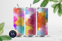 Watercolor Wash Digital Paper | Seamless Rainbow Texture Product Image 2