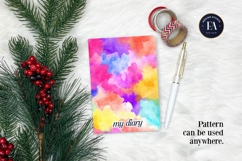 Watercolor Wash Digital Paper | Seamless Rainbow Texture Product Image 4