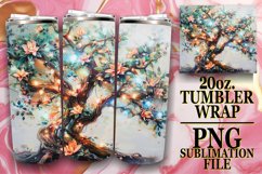 Whimsical Dynamic Blossom Nature's Floral Tumbler Product Image 1