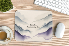 Inspirational Quotes Mouse Pad, Motivational PNG Sublimation Product Image 1