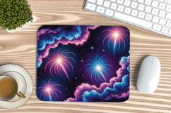 Happy New Year PNG Mouse Pad,Festive New Year's Eve 2026 PNG Product Image 1