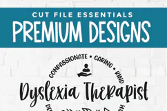 Dyslexia Therapist svg, an LDT or CDT svg for crafters Product Image 6