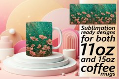 Sparkling Leopard Floral Cup Wrap Product Image 1