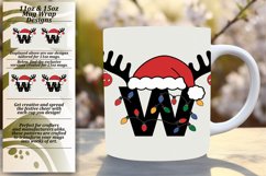 Stylish 11oz Mug Wrap Png Artwork , Christmas Product Image 1