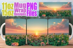 Scenic Landscape Mug Wrap - Springtime Sublimation Product Image 1