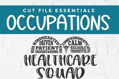 Healthcare squad svg, a health care worker svg for crafters Product Image 6