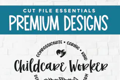 Childcare worker svg - daycare or child care svg for crafts Product Image 6