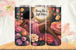 Black Girl Magic Black Woman Positive mind 20oz Tumbler wrap Product Image 1