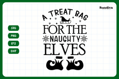 30 Christmas Treat Bag Quotes SVG Bundle Product Image 15