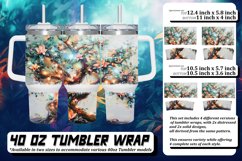 Lively Tree Watercolor Tumbler Design - 40oz Product Image 1