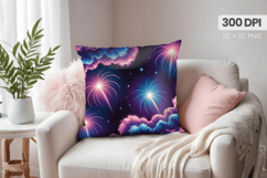 Happy New Year PNG Pillow, Festive New Year's Eve 2026 PNG Product Image 1