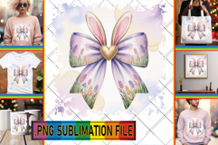 Sweet PNG Art for TSHIRTS, Easter Bow Product Image 1