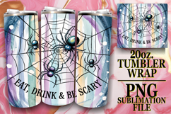 Playful moments 20oz tumbler wrap, Halloween Product Image 1