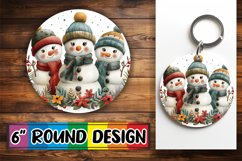 Gingerbread Man Mug Pattern Keychain Holiday Art Product Image 1