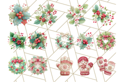 Christmas Clipart, Crafter’s Christmas Paper and Fabric Art Product Image 4