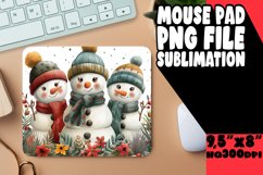 Christmas Gingerbread Mouse Pad Winter Design Product Image 1