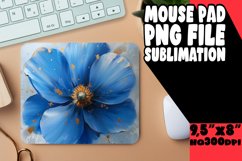 Blossom Burst: Sublimation Mouse Pad Designs Art PNG Product Image 1