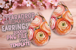 Lovely Teardrop Design for DIY Projects , Flowers Product Image 1