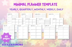 2027-2028 Minimal Planner Canva Template Product Image 2