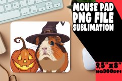 Watercolor Halloween Sublimation Mouse Pad PNG Product Image 1