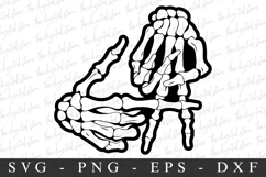 Skeleton handsSVG | SVG Cut files | Cricut Product Image 1