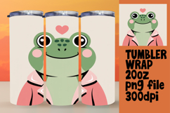 20oz Customizable Tumbler Design , Valenines Animals Product Image 1