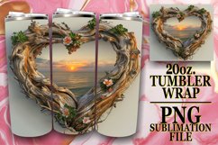 Heartland Harmony: 20oz Heart Frame Wrap Product Image 1