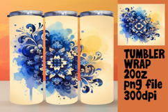 BEAUTIFUL 20oz Tumbler Design for Gifts , Watercolor Patter Product Image 1