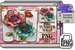 Glittery Bloom Opulence 20oz Tumbler Collection Product Image 1