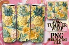 Blooming Pattern Tumbler Wrap Design Product Image 1