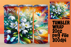 RADIANT 20oz Tumbler Graphic for Gifts , Flowers Product Image 1