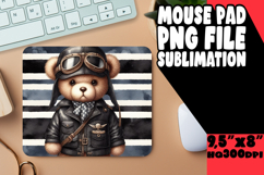 Timeless desk PAD Fun PNG, Teddy Bear Product Image 1