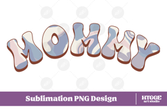 mommy Png Retro Retro Mother&#039;s Day Mom Sublimation Product Image 1