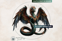 Fantasy Dragons Cliparts, Mythical Monster PNG Product Image 10