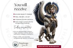 Obsidian Witches Clipart Dark Fantasy PNG Set Product Image 14