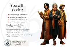 Golden Hour Travelers Clipart And Vacation People Graphics Product Image 2