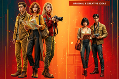 Golden Hour Travelers Clipart And Vacation People Graphics Product Image 4