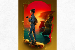 Golden Hour Travelers Clipart And Vacation People Graphics Product Image 6