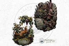 Jean De La Fontaine Fables Clipart Dark Renaissance PNG Product Image 10