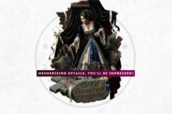 Jean De La Fontaine Fables Clipart Dark Renaissance PNG Product Image 7