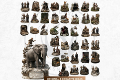 Jean De La Fontaine Fables Clipart Dark Renaissance V2 Product Image 4