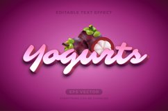 Mangosteen editable text effect style in natural color Product Image 2