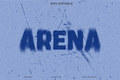 Grunge Arena Text Effect Graphic Design Template Product Image 1