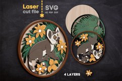 Tropical Animals Bundle SVG laser cut file for Glowforge Product Image 4
