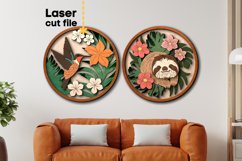 Tropical Animals Bundle SVG laser cut file for Glowforge Product Image 8