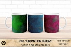 Mug Sublimation Wrap Bundle 11.Abstract Mugs. Product Image 4