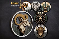 Forest Animals Bundle SVG laser cut file for Glowforge Product Image 1