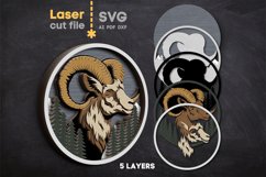 Forest Animals Bundle SVG laser cut file for Glowforge Product Image 5
